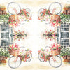Tovaglioli Decorati - Flower Bike